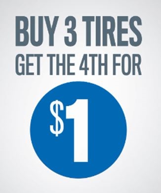 Buy 3 Tires Get One for