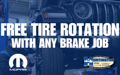 Tire Rotation with Brake Job