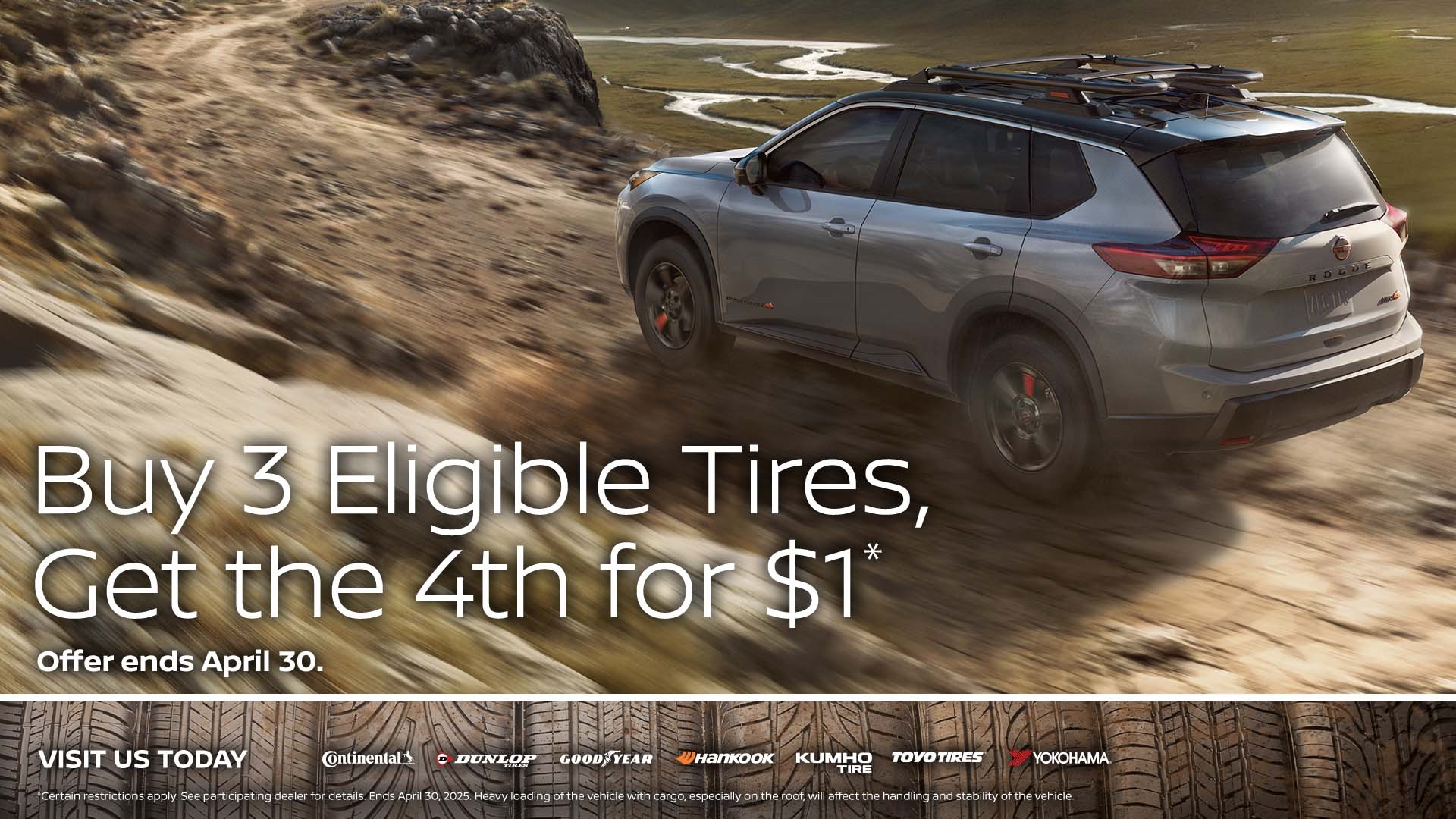 Buy 3 Tires Get 4th for