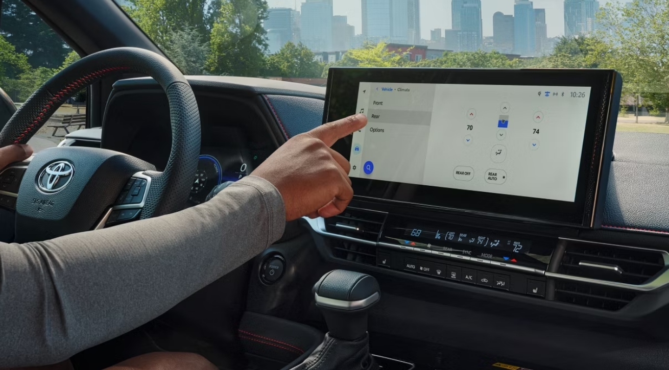 Toyota interior and technology near Franklin TN
