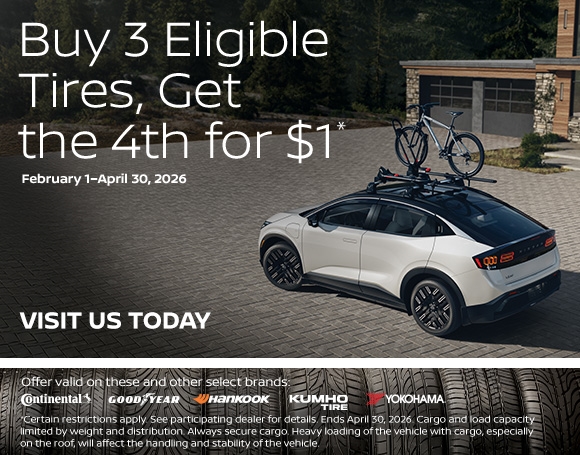 Buy 3 Tires Get the 4th for $1
