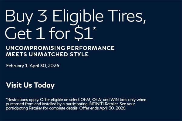 Buy 3 Eligible Tires, Get 1 