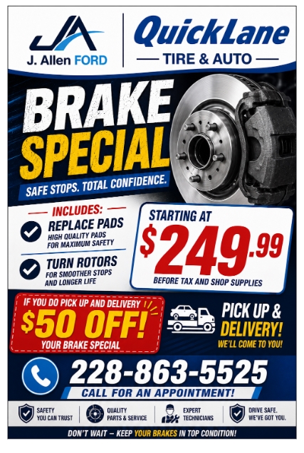 Quicklane Brake Special