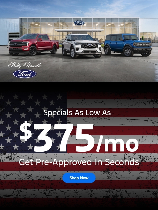 Vehicle Specials SRP Card