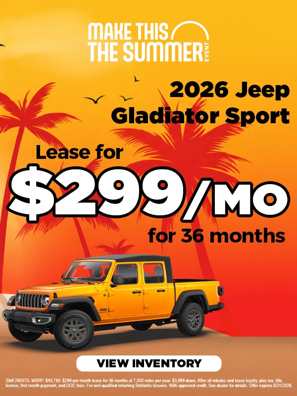 26 Gladiator Sport Lease 299