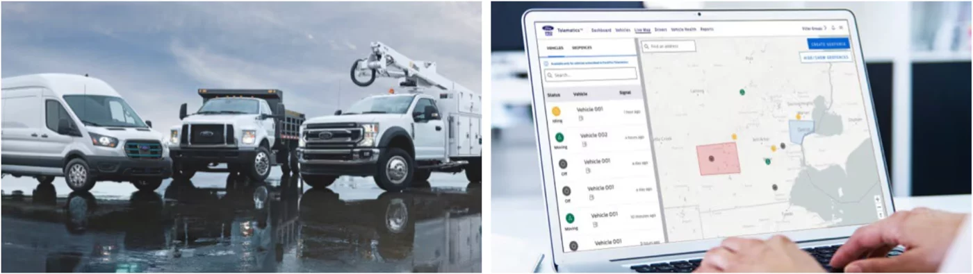 ford pro features and vehicles