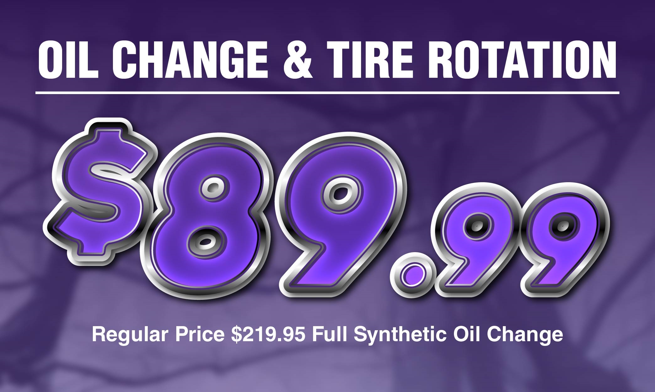 Oil Change & Tire Rotation