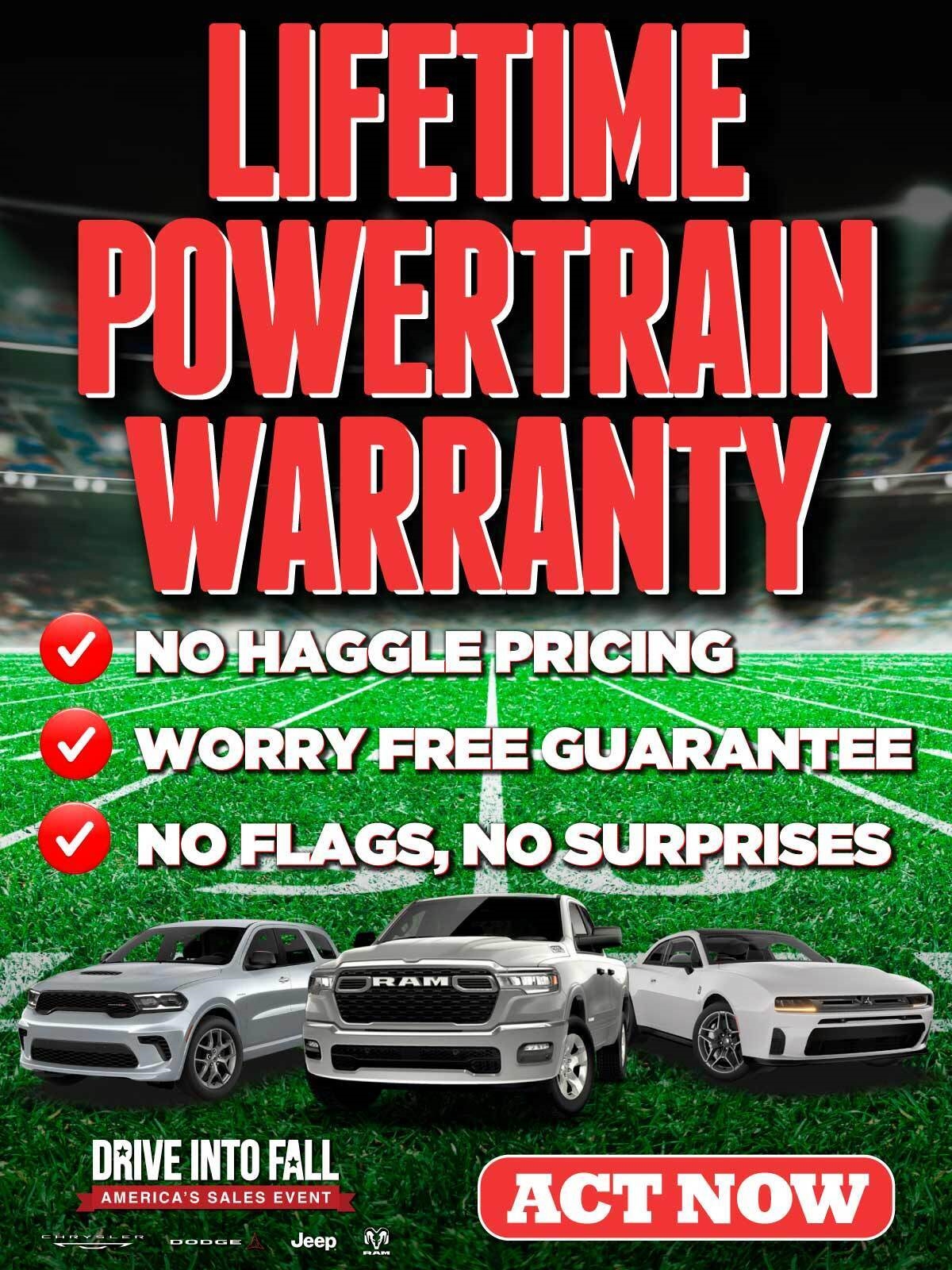 Lifetime Powertrain Warranty