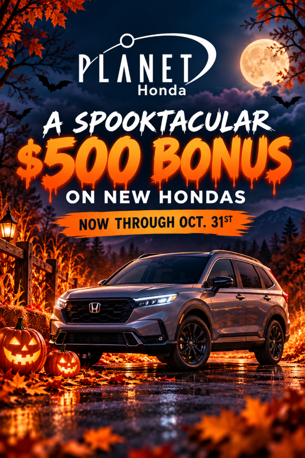 $500 Bonus of New Hondas!